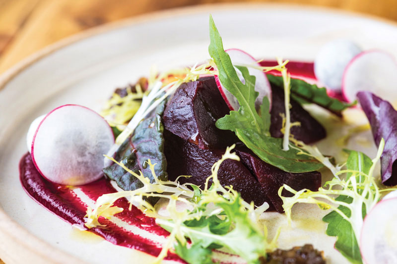 Food photography by Cheltenham hotel marketing agency Alias for The Old Stocks Inn