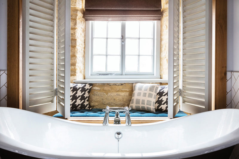 Hotel interiors photography by Cheltenham hotel marketing agency Alias for The Old Stocks Inn