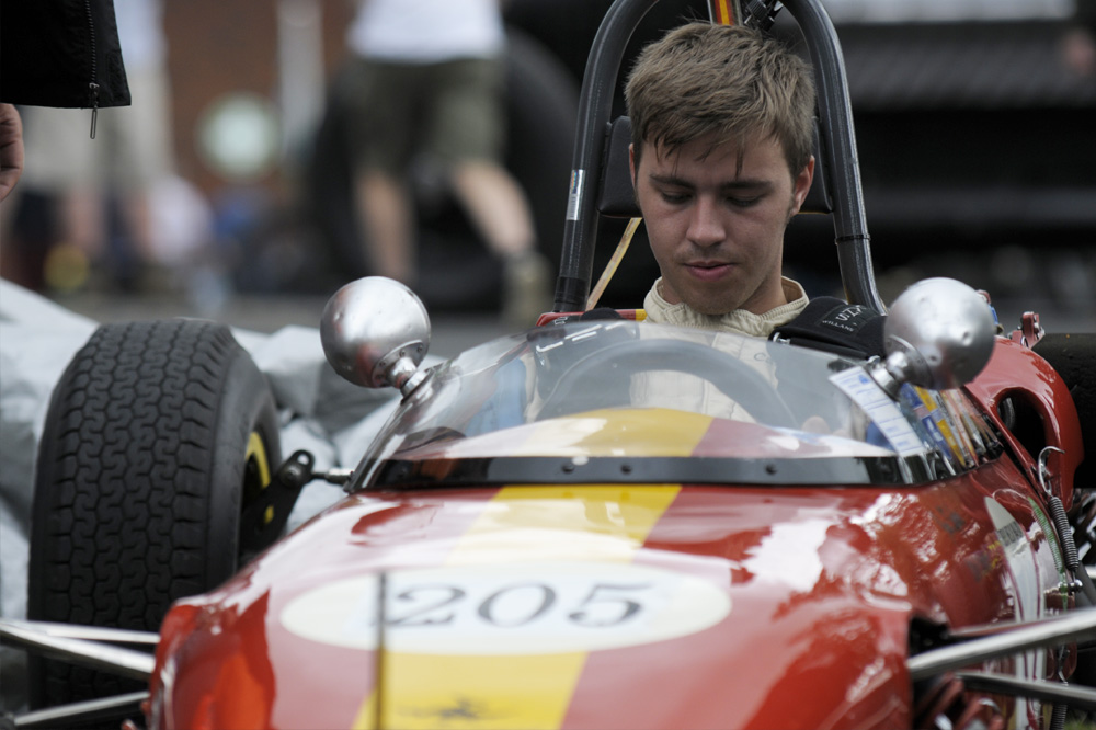 Callum Grant at Chateau Impney Hill Climb, Droitwich