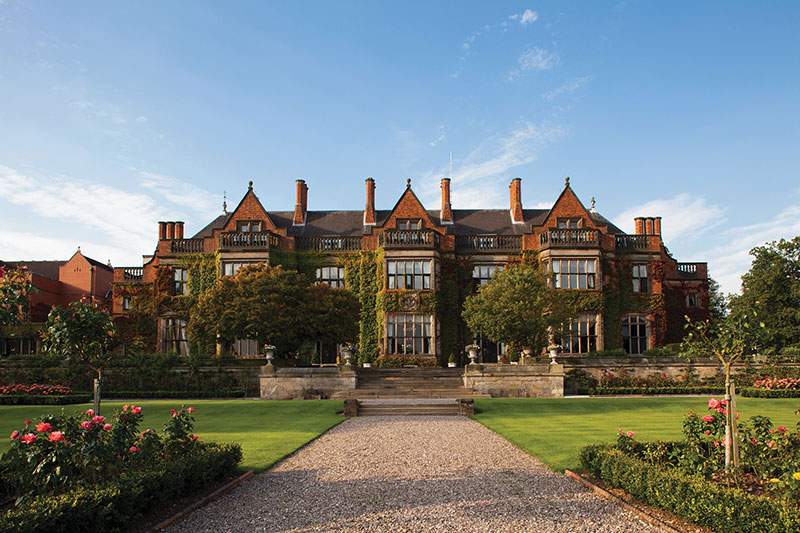 Hotel photography by Gloucestershire design agency Alias for Hoar Cross Hall Spa Hotel